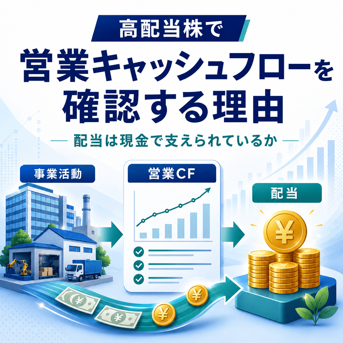 高配当株で営業キャッシュフローを確認する理由｜配当は現金で支えられているか