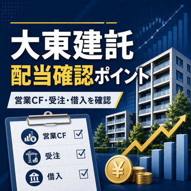 大東建託の配当利回りは魅力的に見えるが、決算短信で確認したいポイント
